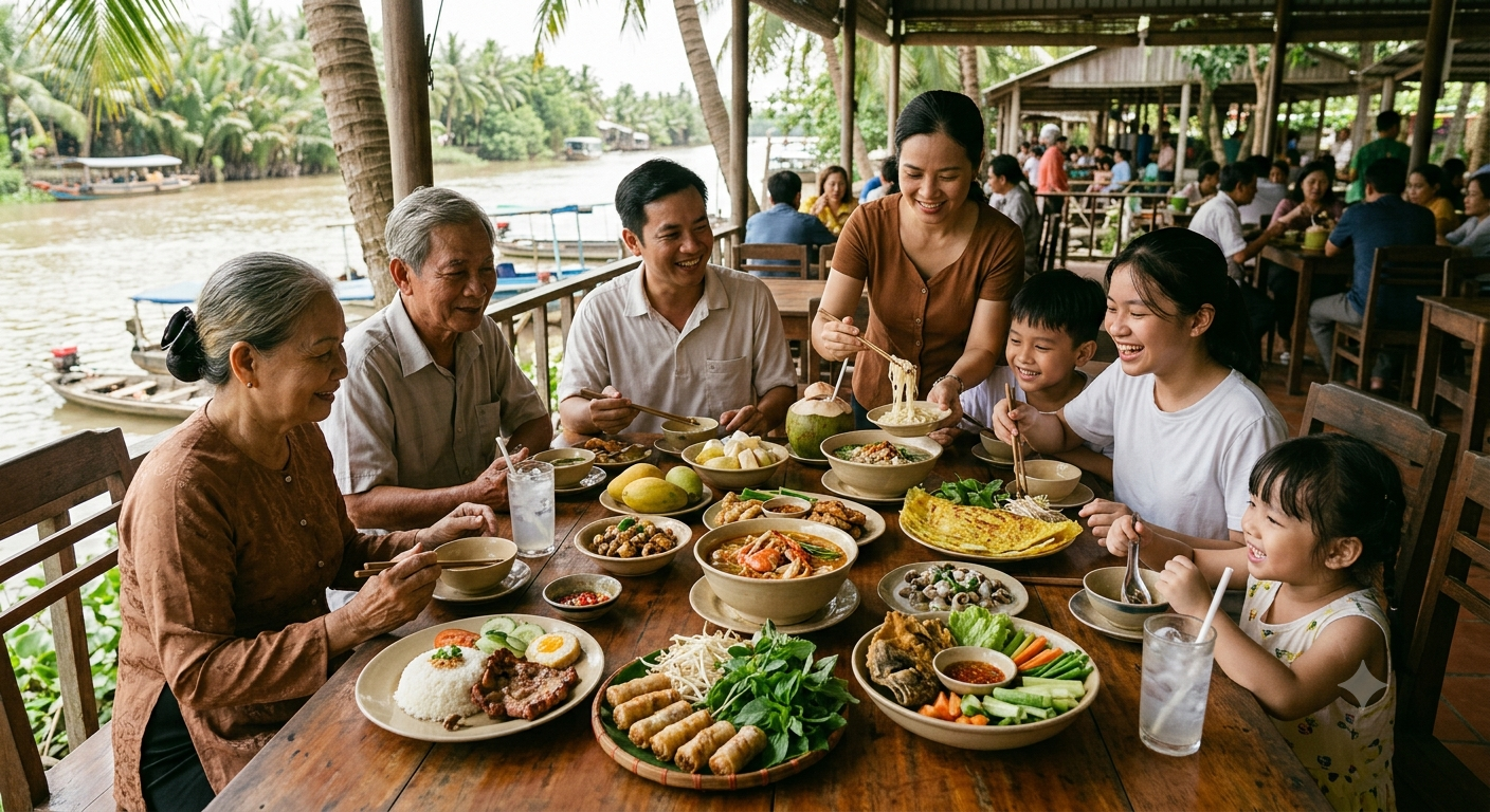 Gợi ý cách chọn món ăn "chiều lòng" cả nhà tại quán ăn Bến Tre